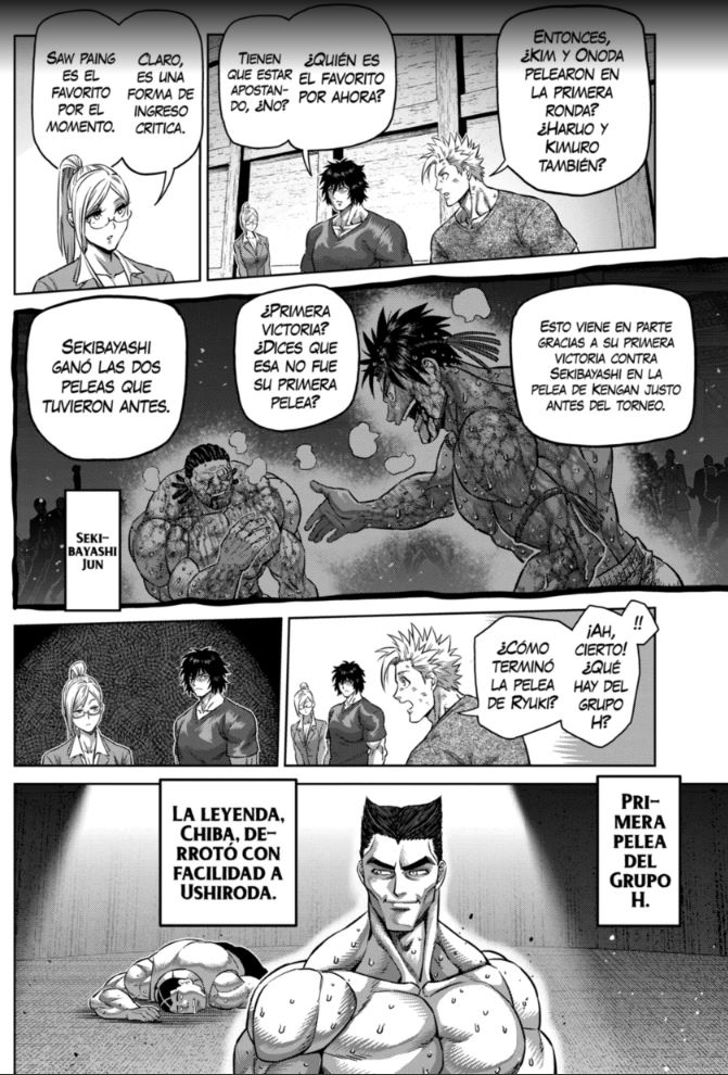 Kengan Omega Capitulo 164: Resultados de las primeras peleas página 16