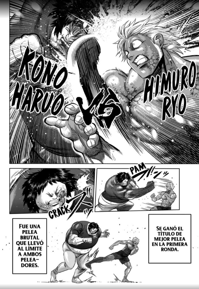 Kengan Omega Capitulo 164: Resultados de las primeras peleas página 8