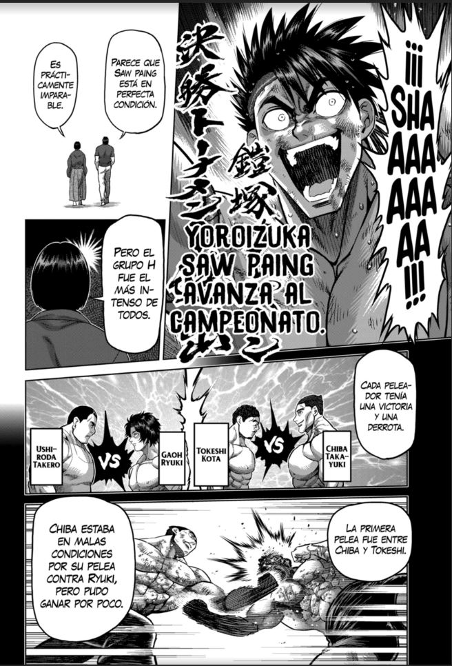 Kengan Omega Capitulo 167: QUIERO PELEAR CONTRA TI página 6
