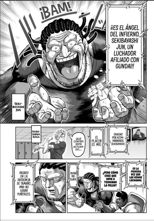 Kengan Omega Capitulo 170: Cosmo vs Saw paing página 3