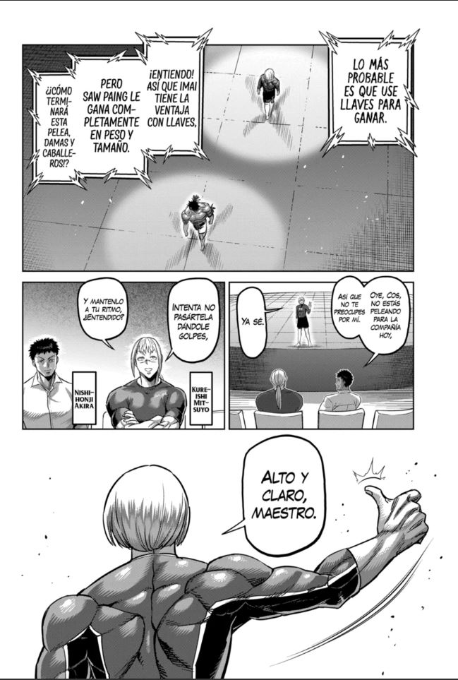 Kengan Omega Capitulo 170: Cosmo vs Saw paing página 4