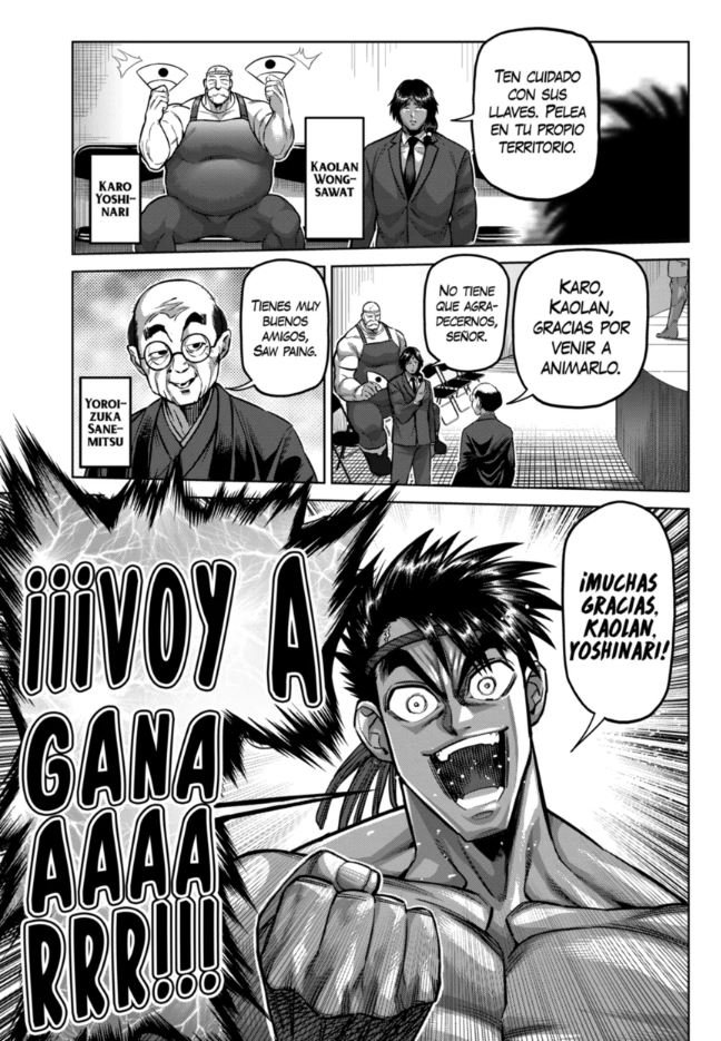 Kengan Omega Capitulo 170: Cosmo vs Saw paing página 5