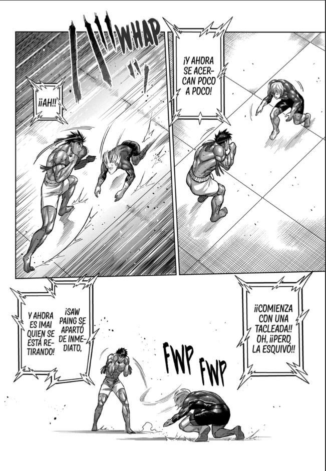 Kengan Omega Capitulo 170: Cosmo vs Saw paing página 8