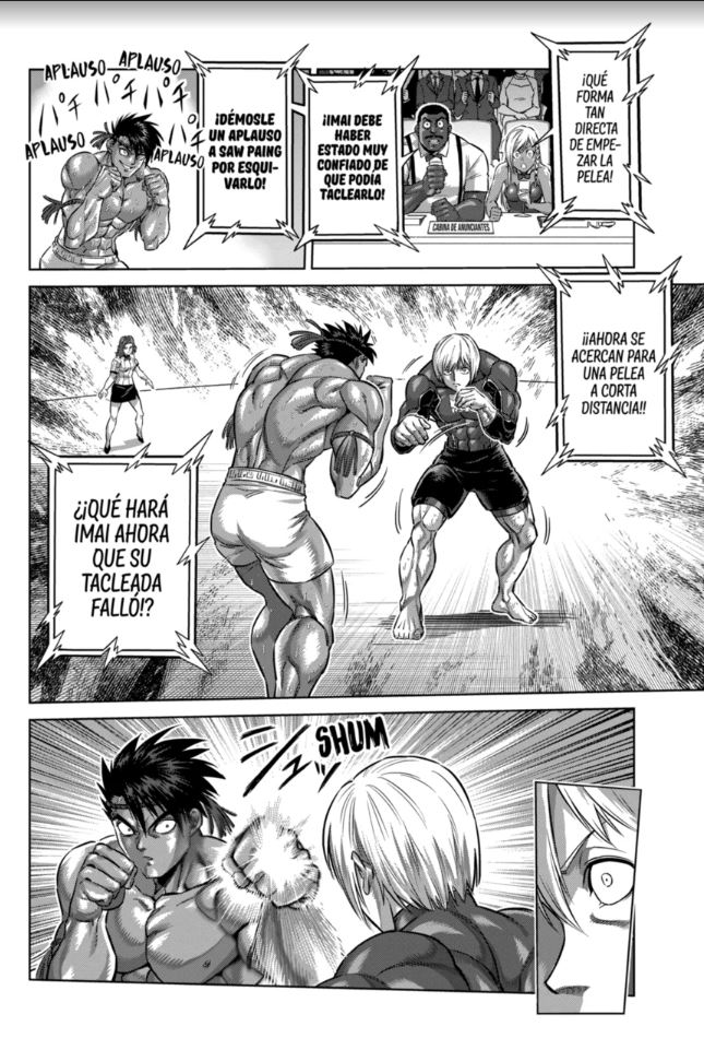 Kengan Omega Capitulo 170: Cosmo vs Saw paing página 9