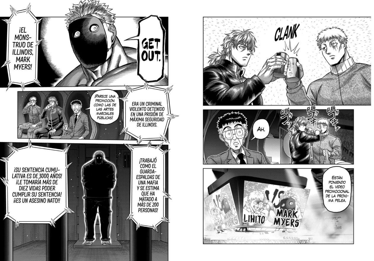Kengan Omega Capitulo 173: Lihito Vs Mark Myers página 4