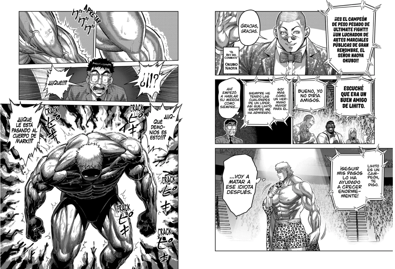 Kengan Omega Capitulo 173: Lihito Vs Mark Myers página 8