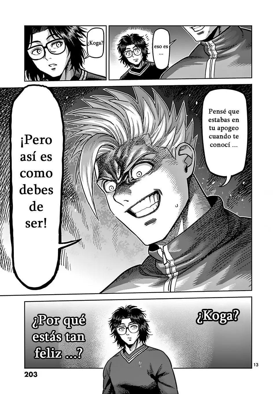 Kengan Omega Capitulo 59.5: Fiesta de bienvenida página 13