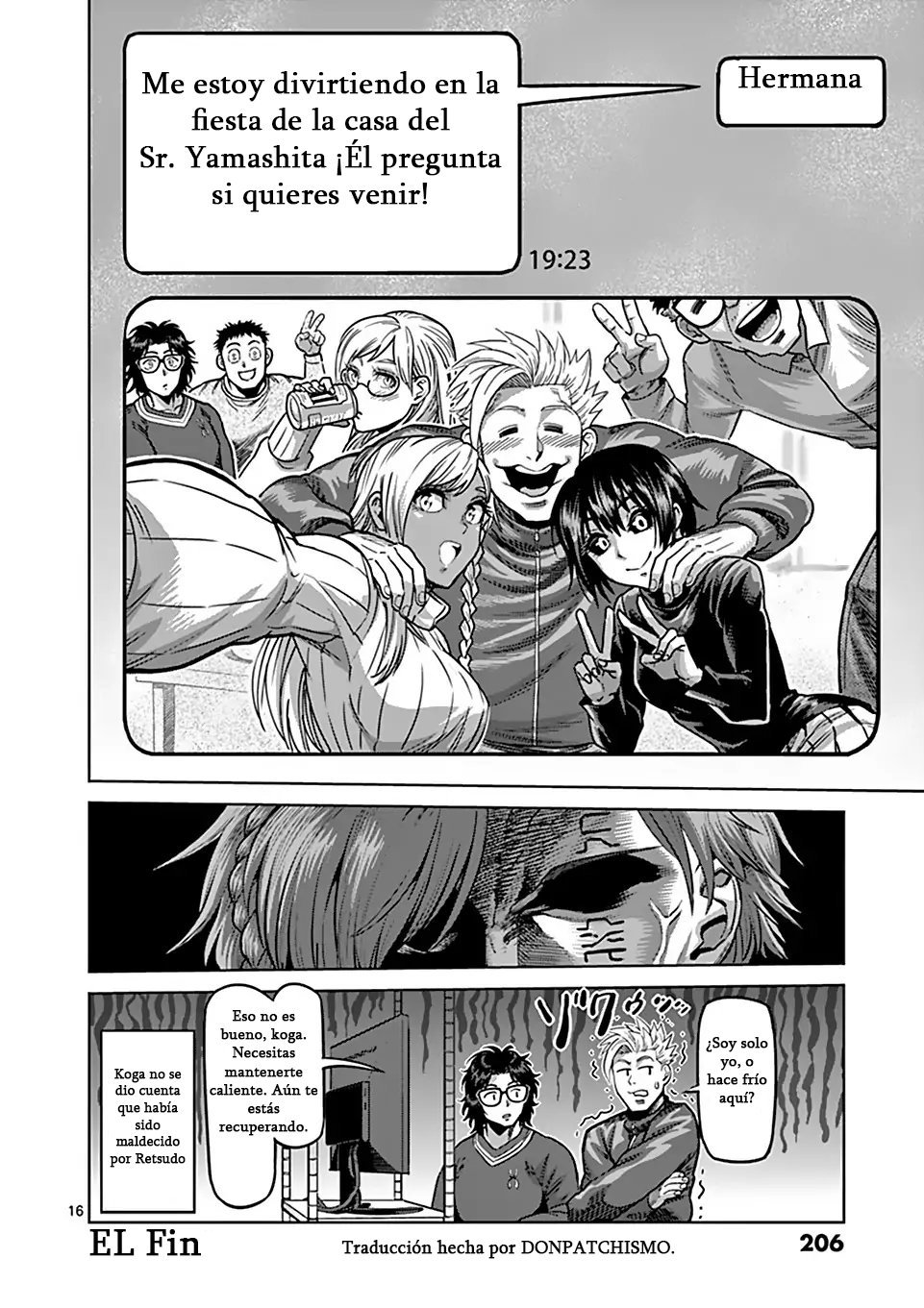 Kengan Omega Capitulo 59.5: Fiesta de bienvenida página 16