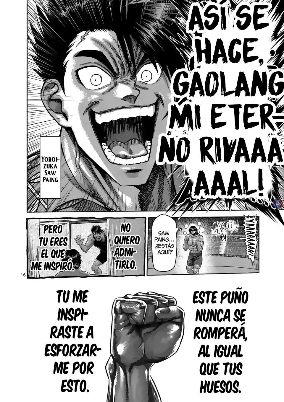 Kengan Omega Capitulo 62: Puño Derecho de Dios página 18
