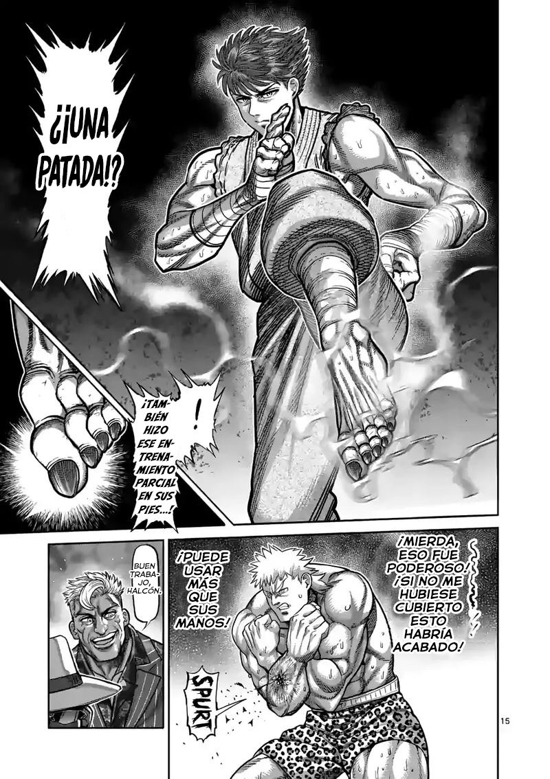Kengan Omega Capitulo 65: La identidad de Falcon página 17