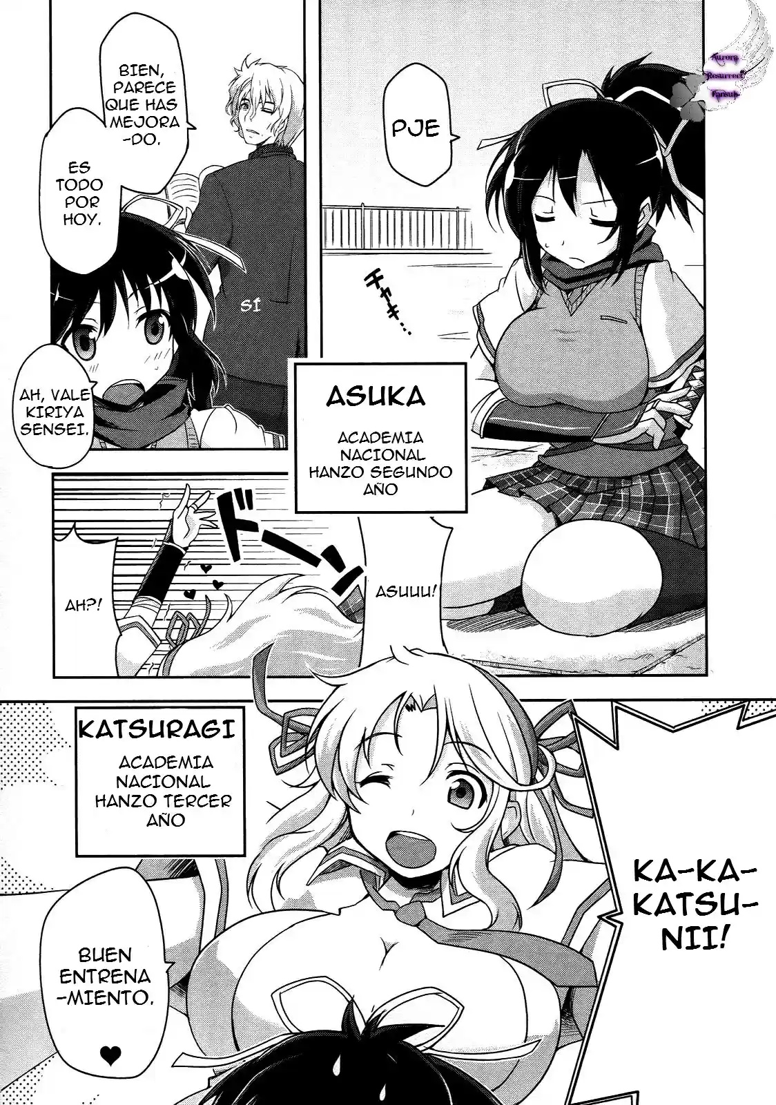 Senran Kagura: Guren no Uroboros Capitulo 1 página 10