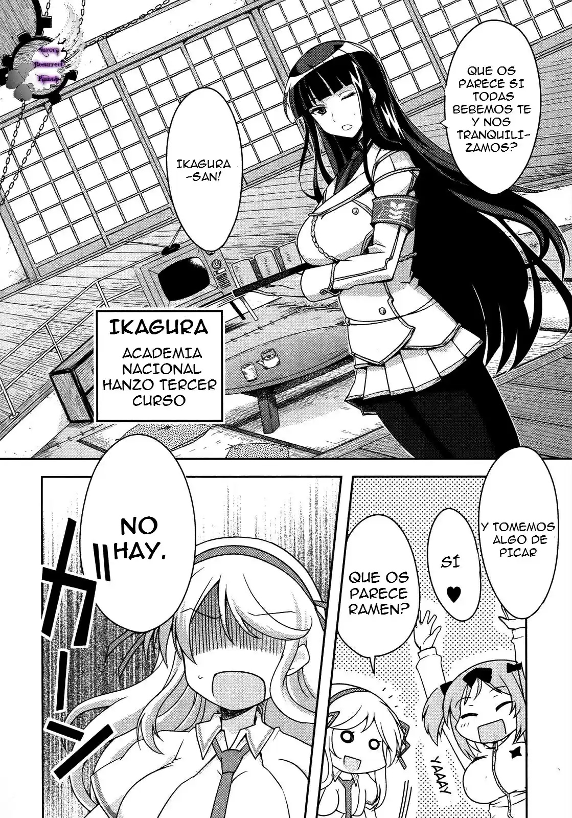 Senran Kagura: Guren no Uroboros Capitulo 1 página 13