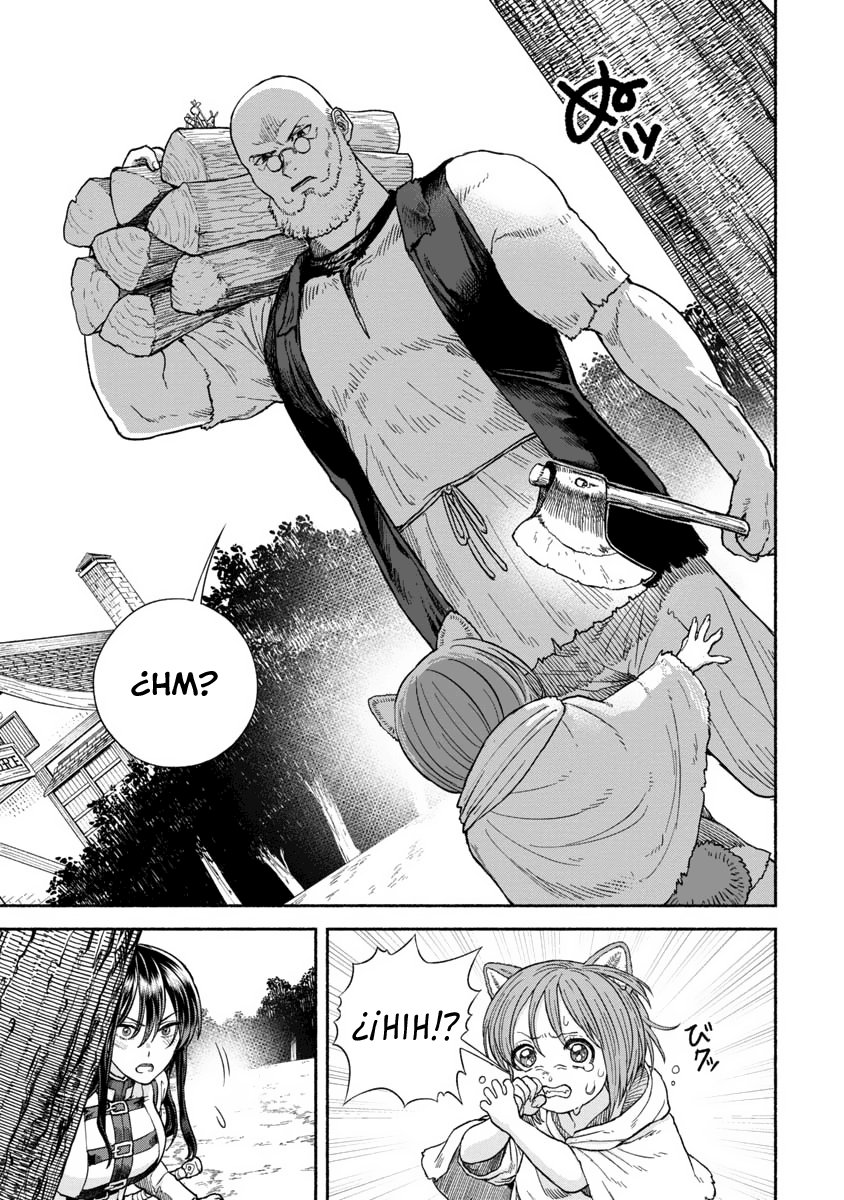 Onna Kishi to Kemomimi no Ko Capitulo 11: Ir solo de compras página 7