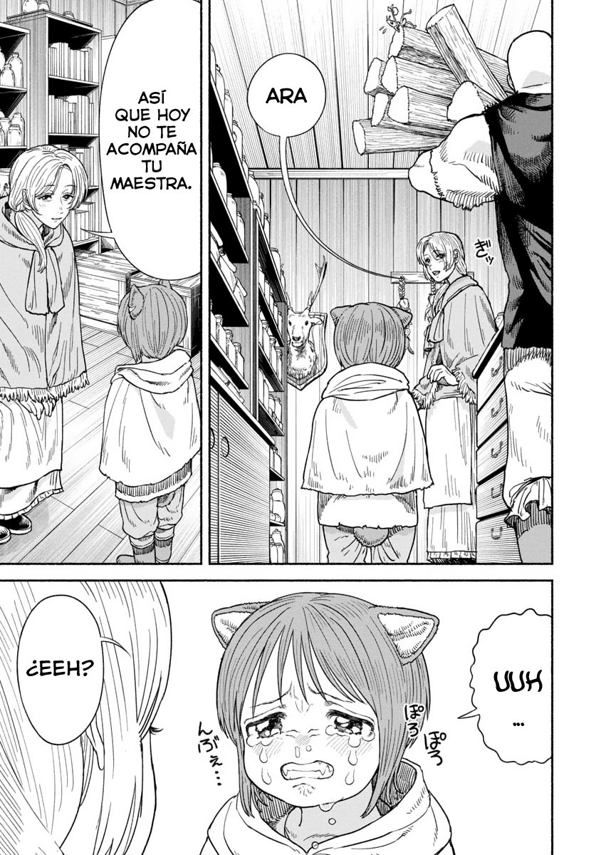 Onna Kishi to Kemomimi no Ko Capitulo 11: Ir solo de compras página 9