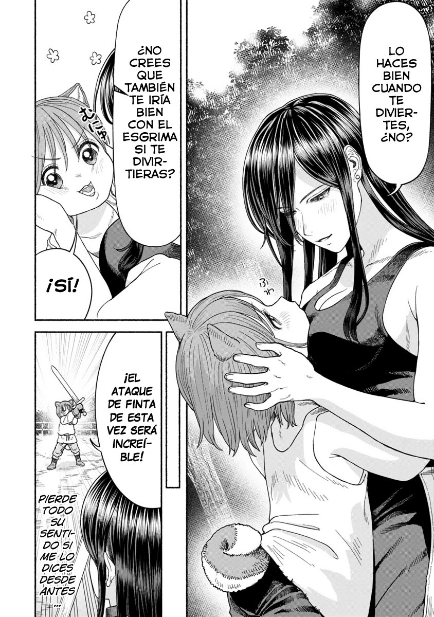 Onna Kishi to Kemomimi no Ko Capitulo 12: El secreto para mejorar página 10