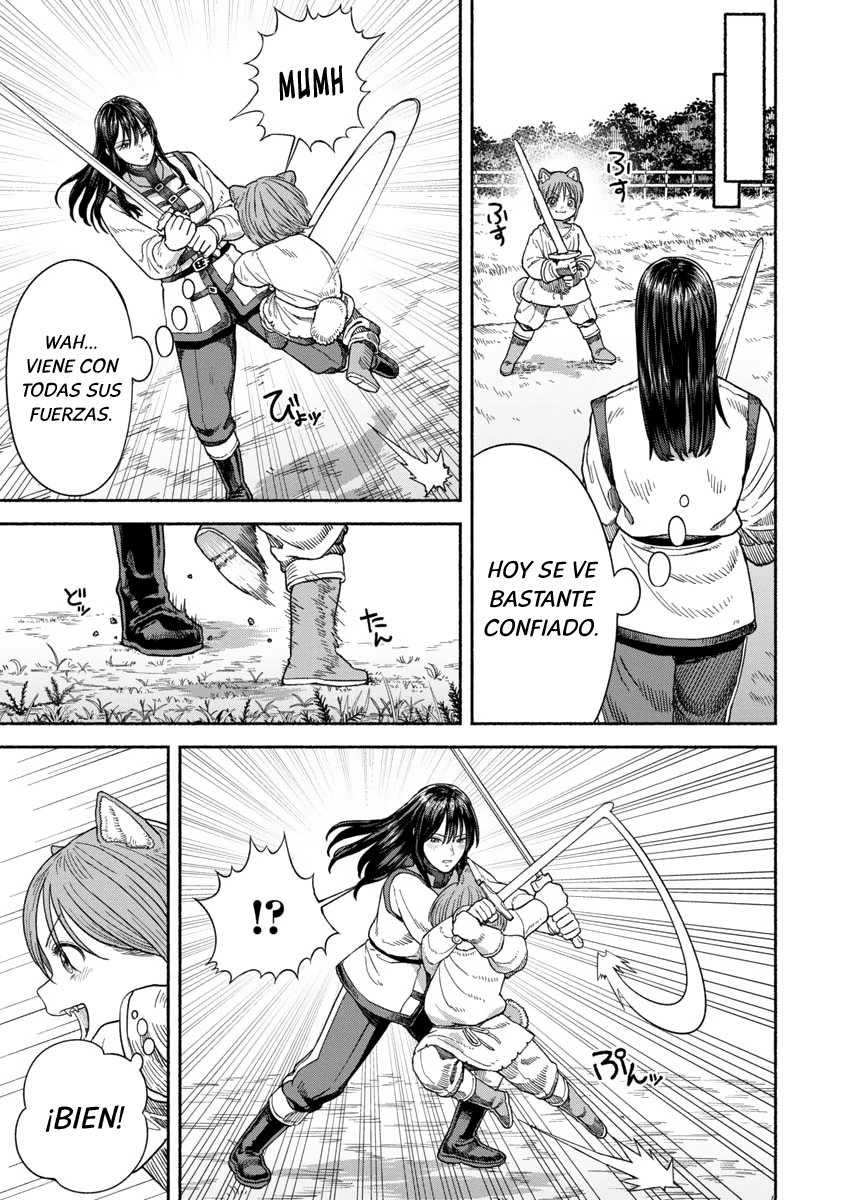 Onna Kishi to Kemomimi no Ko Capitulo 12: El secreto para mejorar página 3