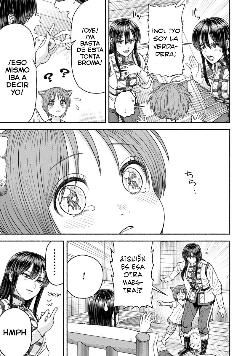 Onna Kishi to Kemomimi no Ko Capitulo 13: ¿¡Hay dos maestras!? página 4