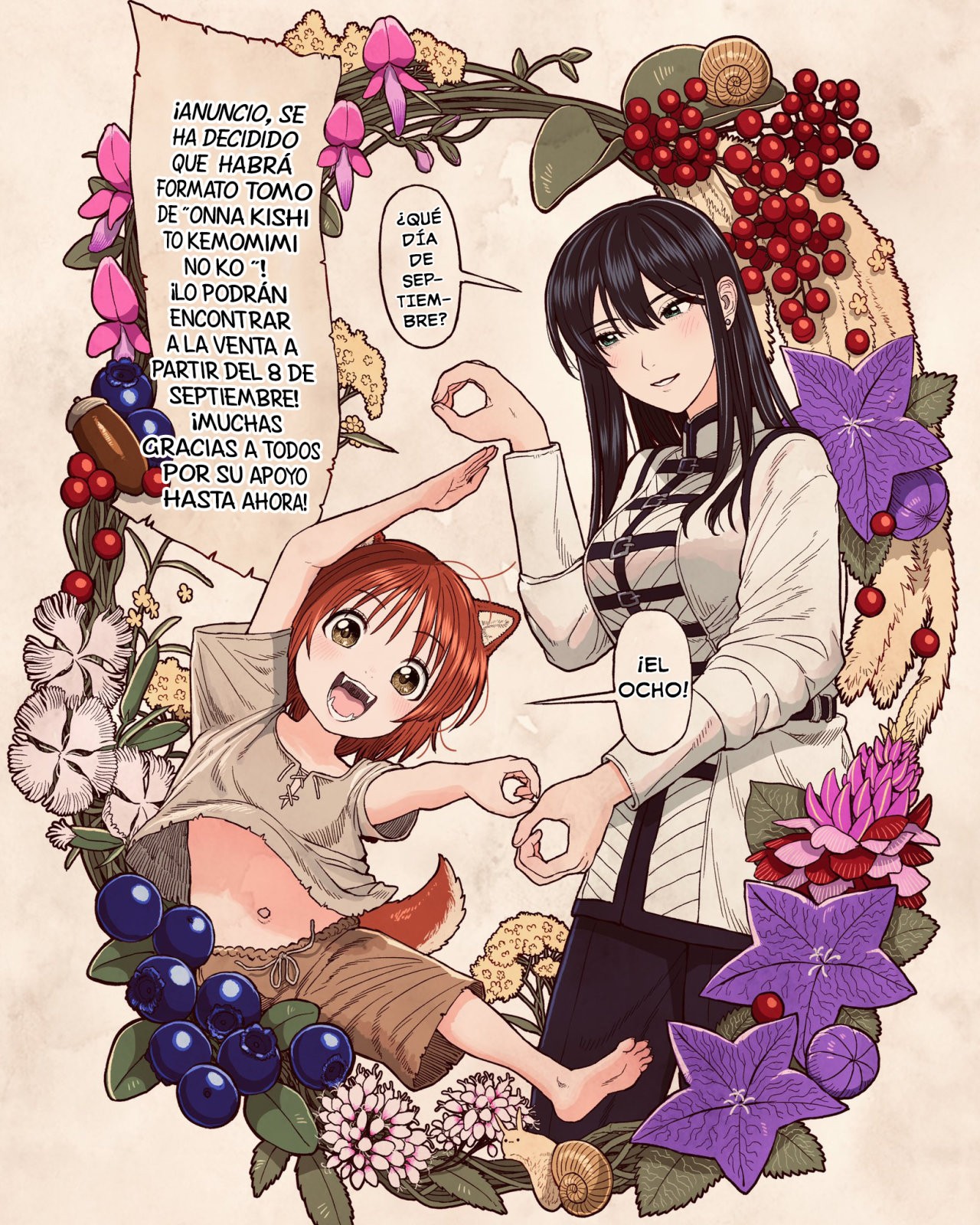 Onna Kishi to Kemomimi no Ko Capitulo 14: Lo que piensa el aprendiz página 2