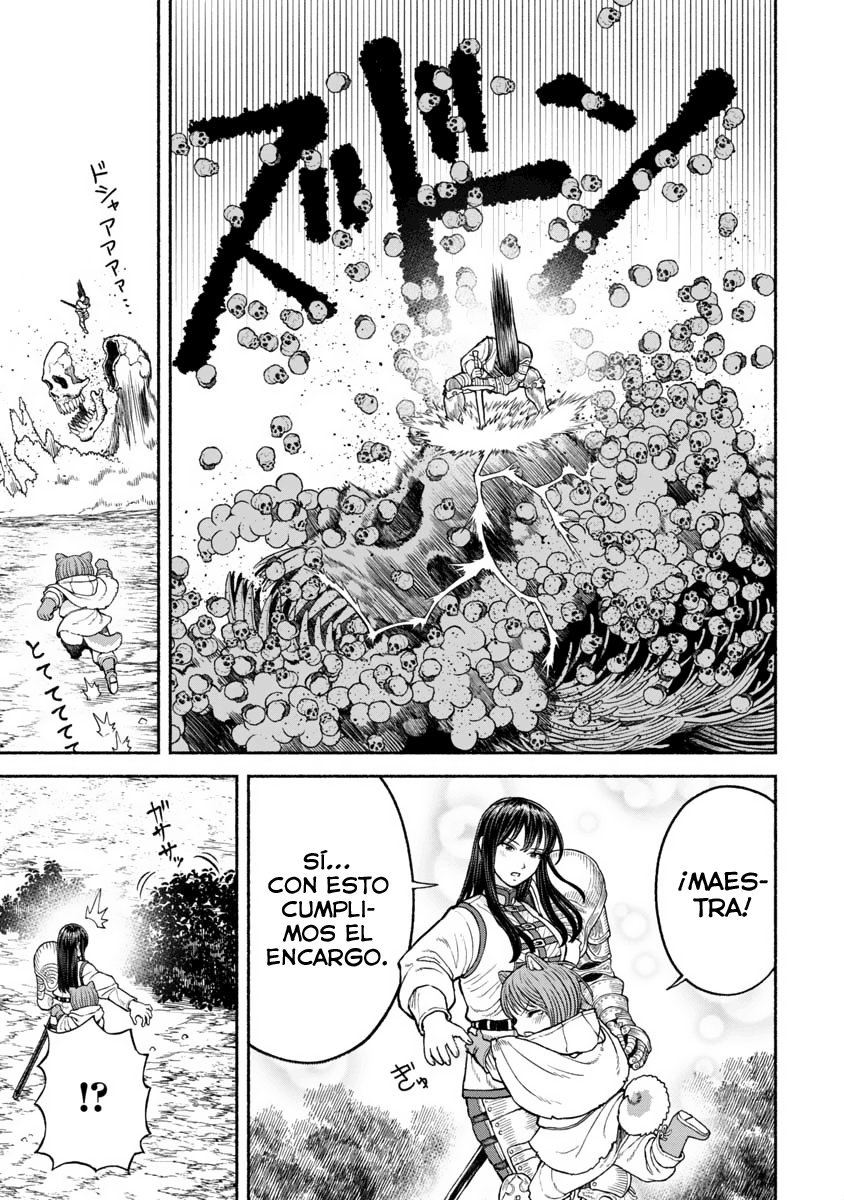 Onna Kishi to Kemomimi no Ko Capitulo 16: Esqueletos Andantes página 11