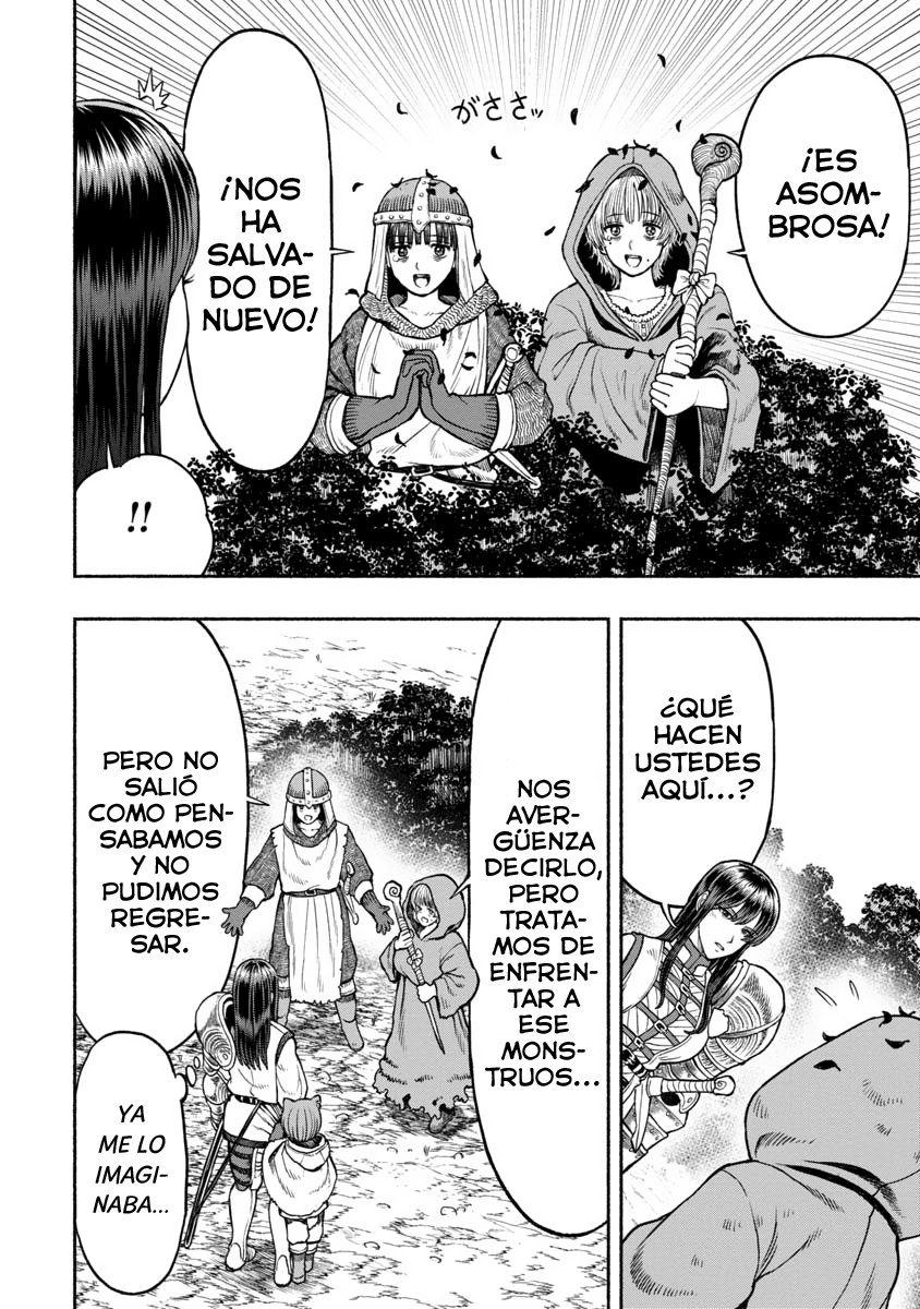 Onna Kishi to Kemomimi no Ko Capitulo 16: Esqueletos Andantes página 12