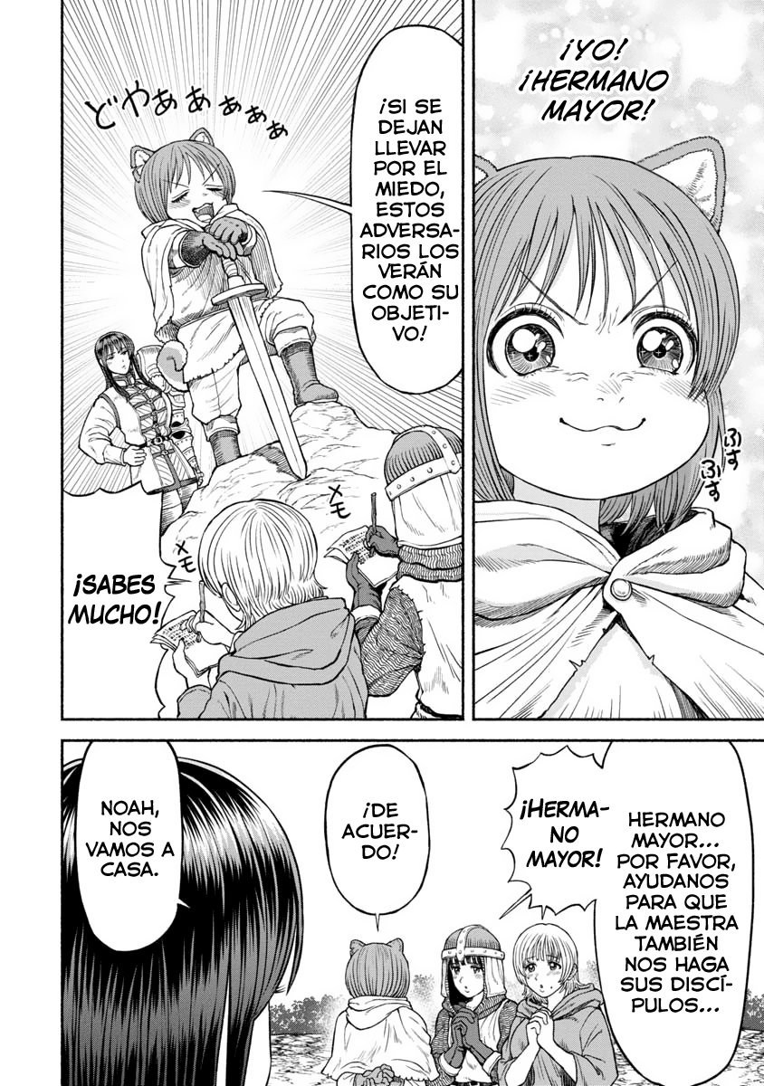 Onna Kishi to Kemomimi no Ko Capitulo 16: Esqueletos Andantes página 14