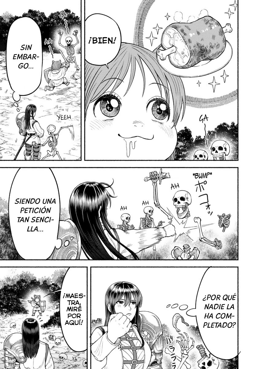 Onna Kishi to Kemomimi no Ko Capitulo 16: Esqueletos Andantes página 5