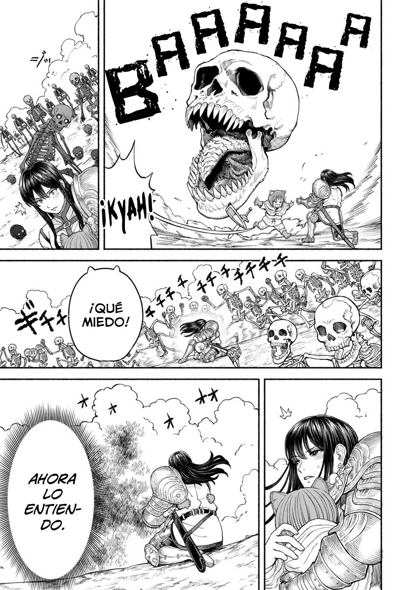 Onna Kishi to Kemomimi no Ko Capitulo 16: Esqueletos Andantes página 7