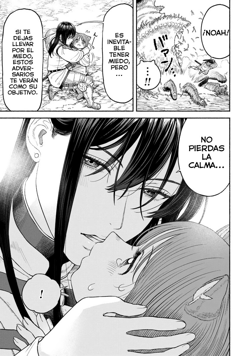 Onna Kishi to Kemomimi no Ko Capitulo 16: Esqueletos Andantes página 9