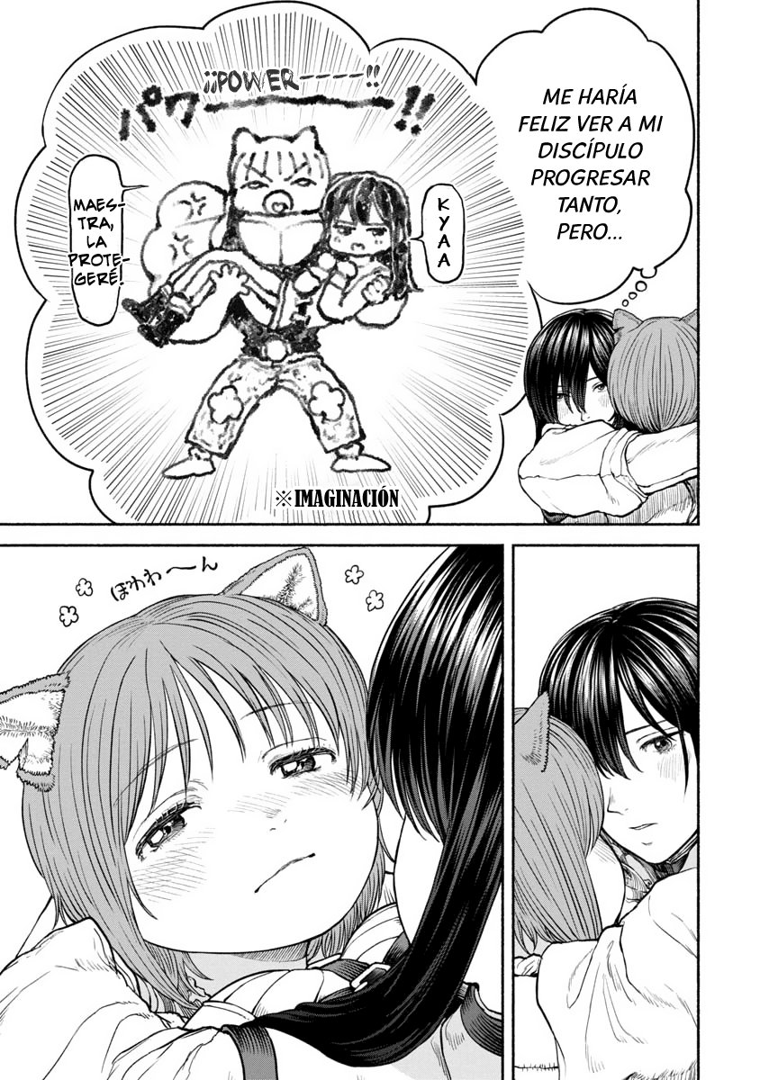 Onna Kishi to Kemomimi no Ko Capitulo 19: Comienza el entrenamiento muscular página 10