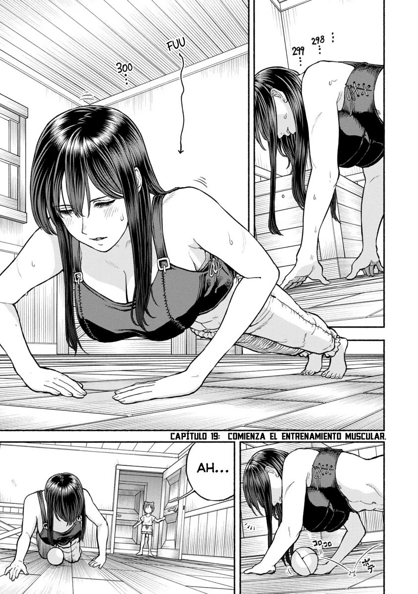 Onna Kishi to Kemomimi no Ko Capitulo 19: Comienza el entrenamiento muscular página 2