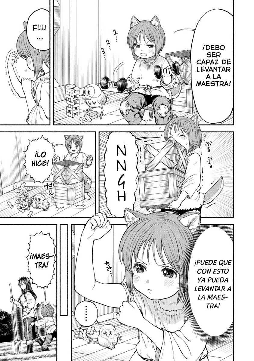 Onna Kishi to Kemomimi no Ko Capitulo 19: Comienza el entrenamiento muscular página 6