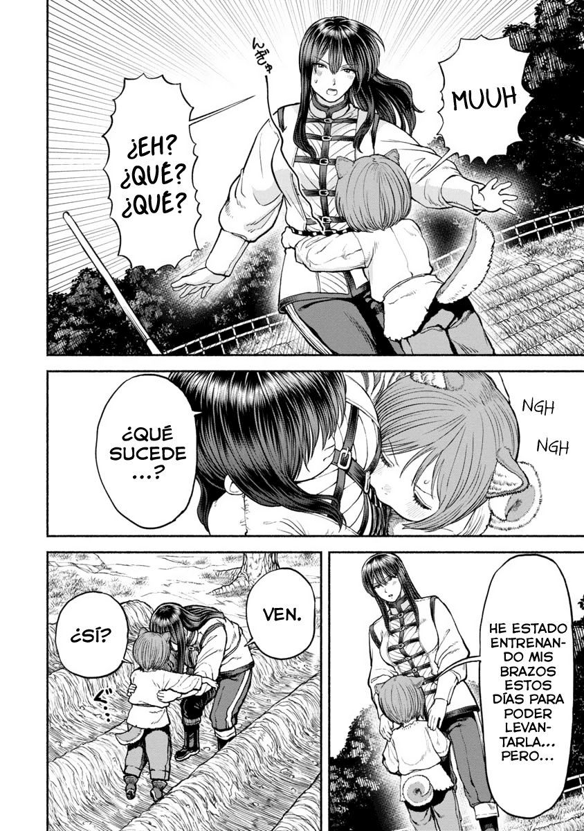 Onna Kishi to Kemomimi no Ko Capitulo 19: Comienza el entrenamiento muscular página 7