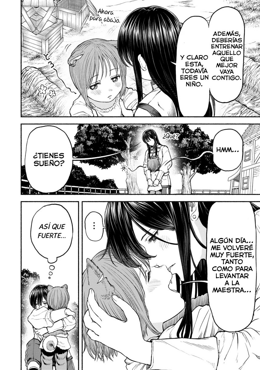 Onna Kishi to Kemomimi no Ko Capitulo 19: Comienza el entrenamiento muscular página 9