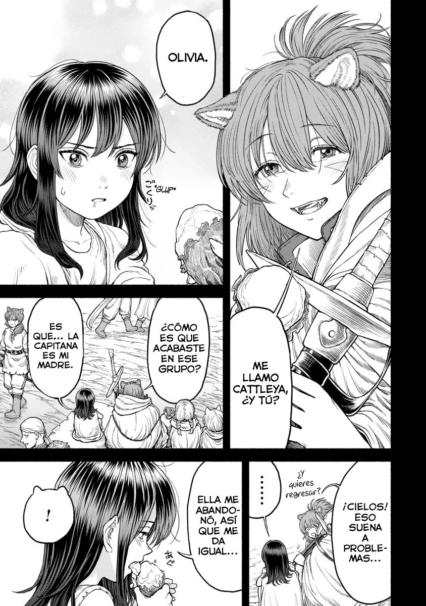 Onna Kishi to Kemomimi no Ko Capitulo 22: Recuerdos de una Batalla página 13