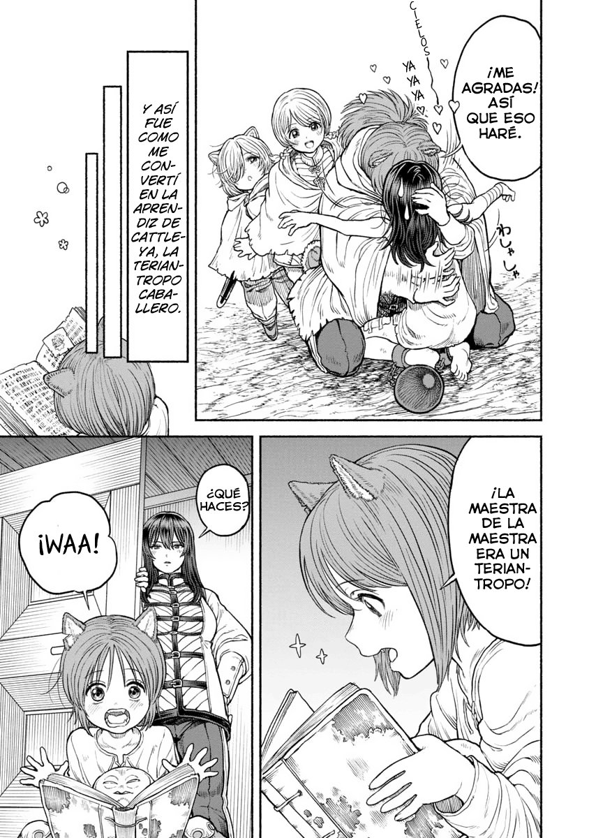 Onna Kishi to Kemomimi no Ko Capitulo 22: Recuerdos de una Batalla página 17