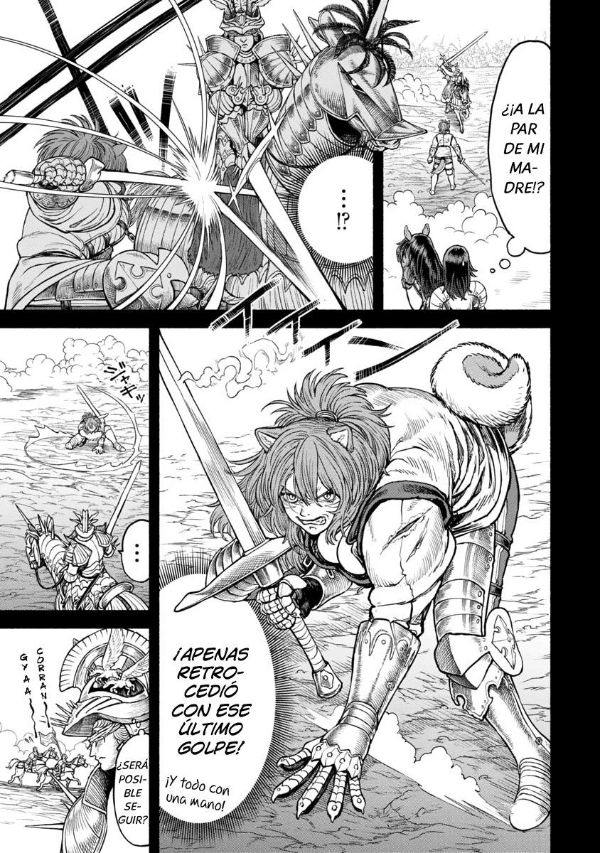 Onna Kishi to Kemomimi no Ko Capitulo 22: Recuerdos de una Batalla página 9