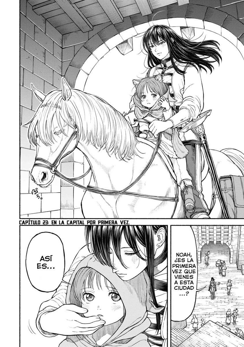 Onna Kishi to Kemomimi no Ko Capitulo 23: En la capital por primera vez página 2