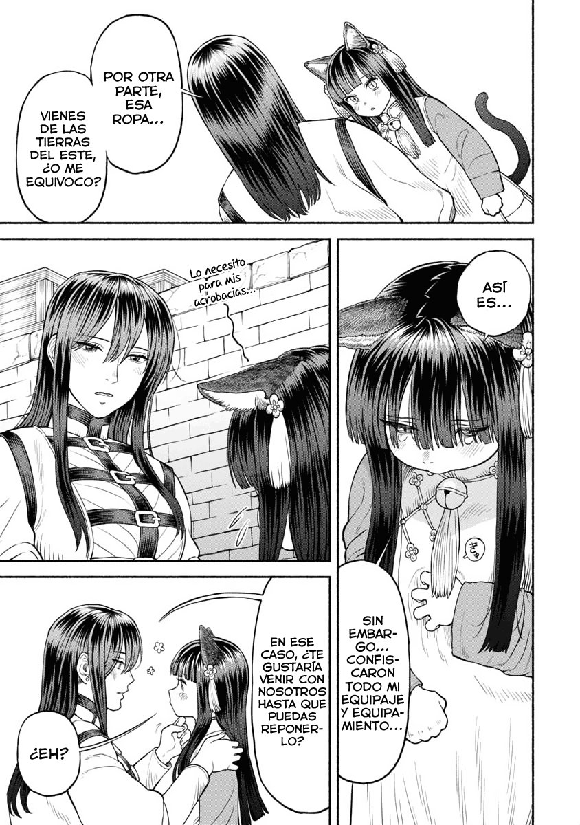 Onna Kishi to Kemomimi no Ko Capitulo 24: La habilidad de Mao página 13