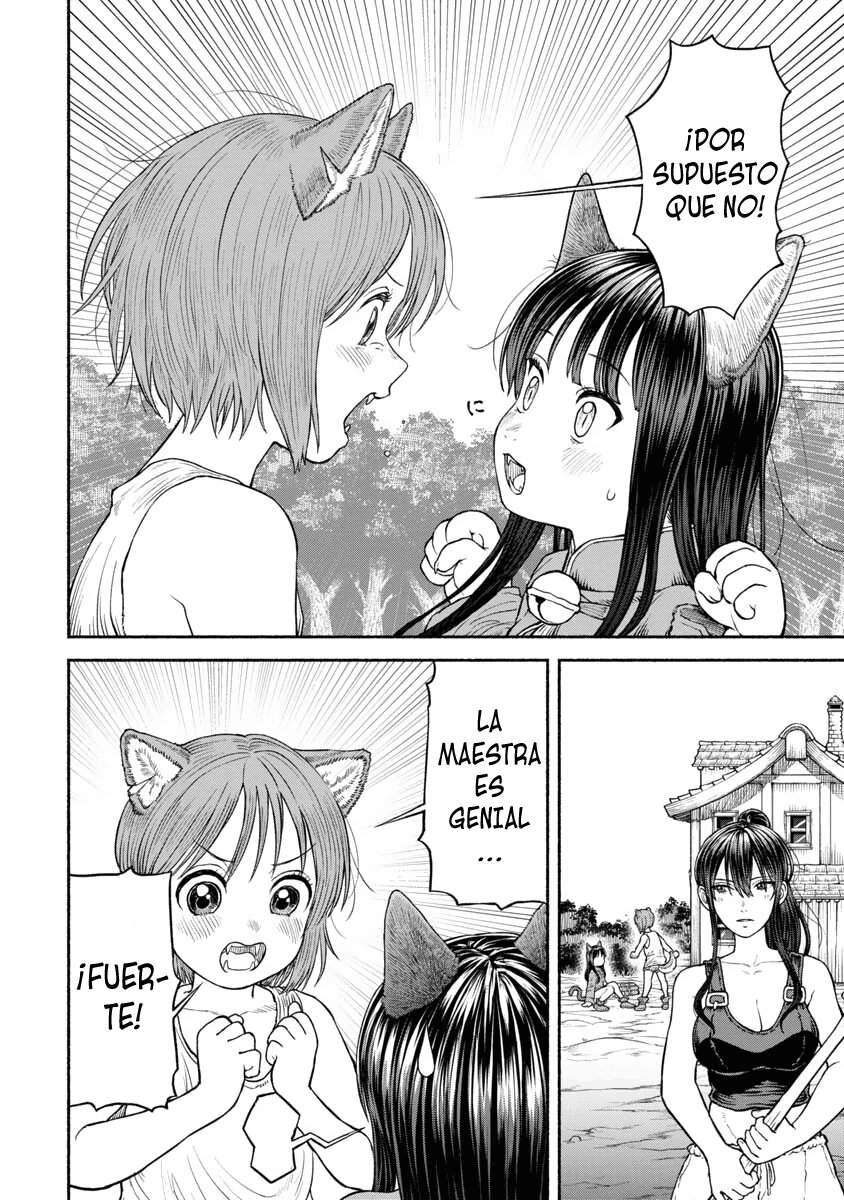 Onna Kishi to Kemomimi no Ko Capitulo 25: Tres personas en una casa página 5