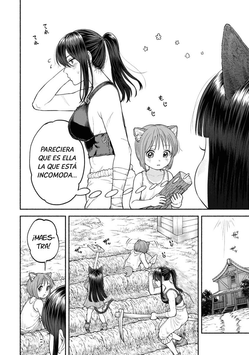 Onna Kishi to Kemomimi no Ko Capitulo 25: Tres personas en una casa página 7