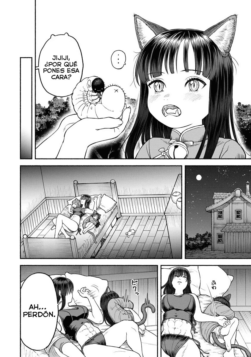 Onna Kishi to Kemomimi no Ko Capitulo 25: Tres personas en una casa página 9