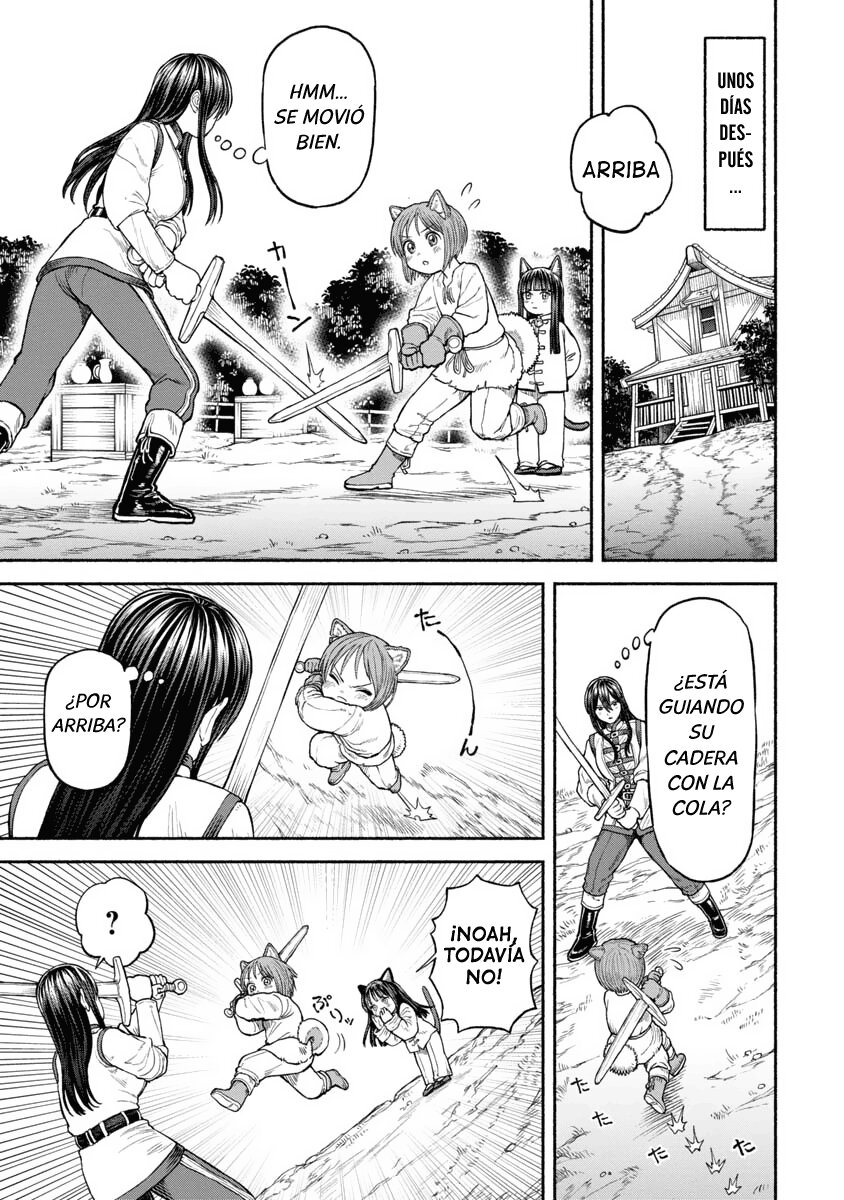 Onna Kishi to Kemomimi no Ko Capitulo 26: Esgrima estilo teriantropo página 10
