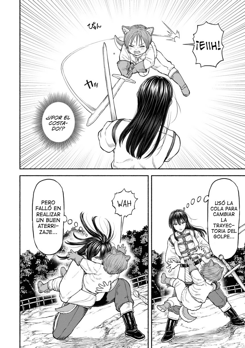 Onna Kishi to Kemomimi no Ko Capitulo 26: Esgrima estilo teriantropo página 11