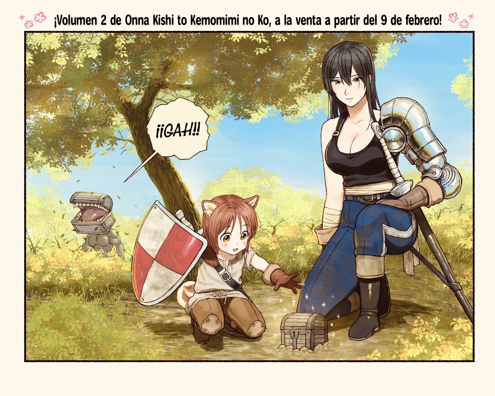 Onna Kishi to Kemomimi no Ko Capitulo 26: Esgrima estilo teriantropo página 15