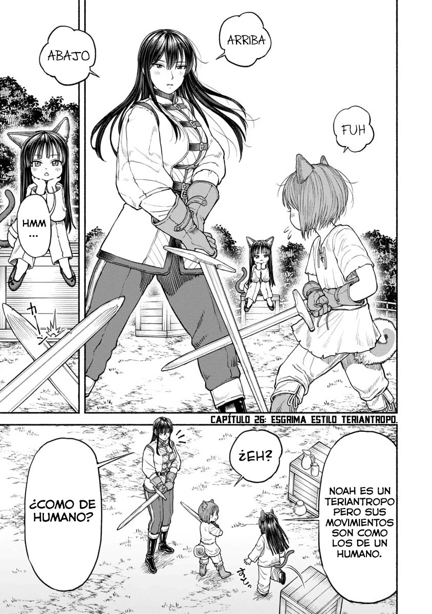 Onna Kishi to Kemomimi no Ko Capitulo 26: Esgrima estilo teriantropo página 2
