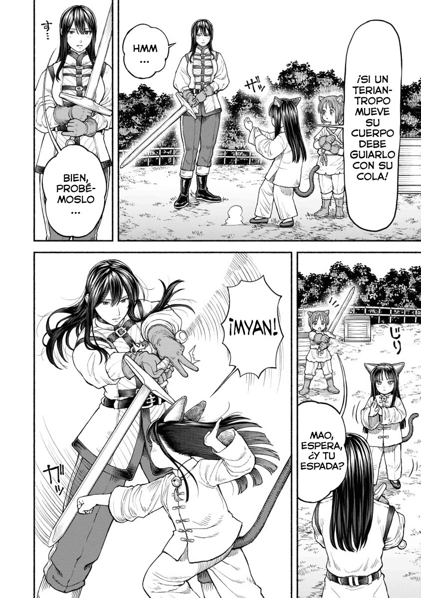 Onna Kishi to Kemomimi no Ko Capitulo 26: Esgrima estilo teriantropo página 3
