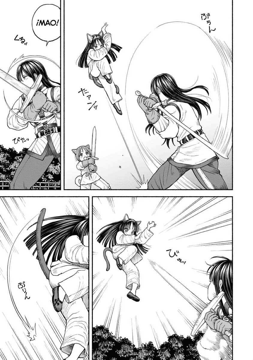 Onna Kishi to Kemomimi no Ko Capitulo 26: Esgrima estilo teriantropo página 4