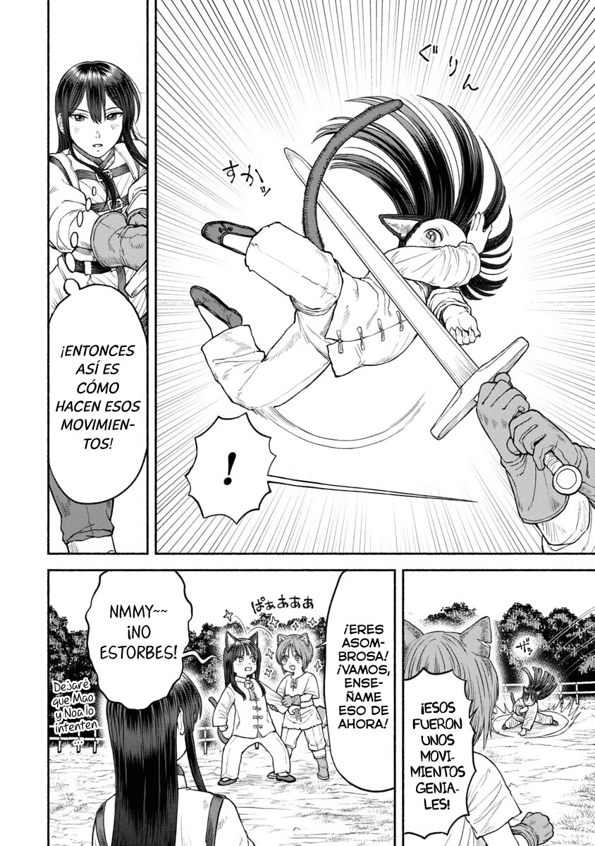 Onna Kishi to Kemomimi no Ko Capitulo 26: Esgrima estilo teriantropo página 5