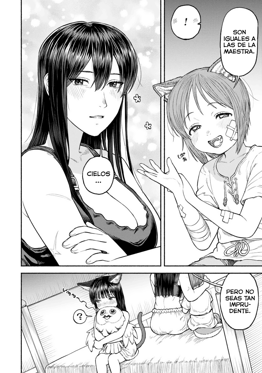 Onna Kishi to Kemomimi no Ko Capitulo 27: Herida honorable página 14