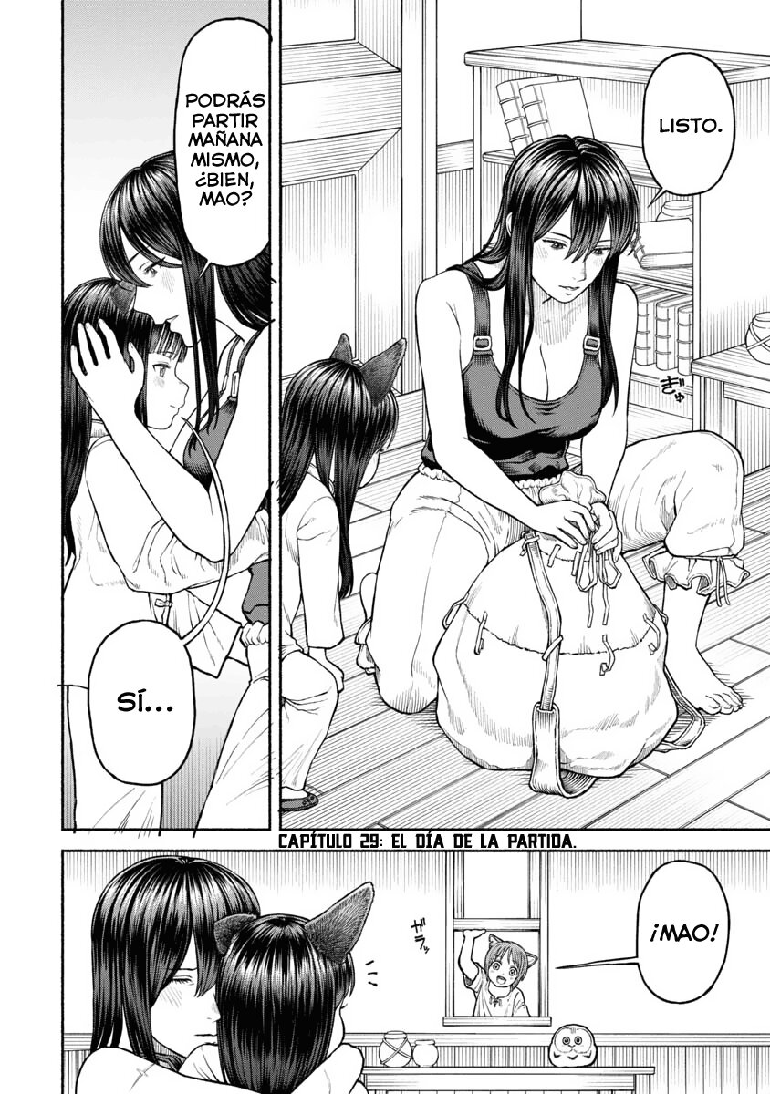 Onna Kishi to Kemomimi no Ko Capitulo 29: El día de la partida página 2